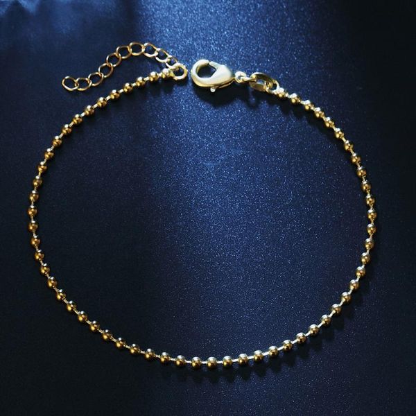 anklets simple 2mm bead chain for women silvery/gold color classic foot jewelry gift girls drop, Red;blue
anklets simple 2mm bead chain for women silvery/gold color classic foot jewelry gift girls drop, Red;blue