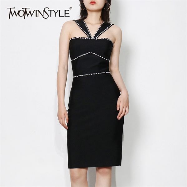black slim dress for women v neck sleeveless high waist patchwork diamond summer dresses female fashion 210520, Black;gray
black slim dress for women v neck sleeveless high waist patchwork diamond summer dresses female fashion 210520, Black;gray