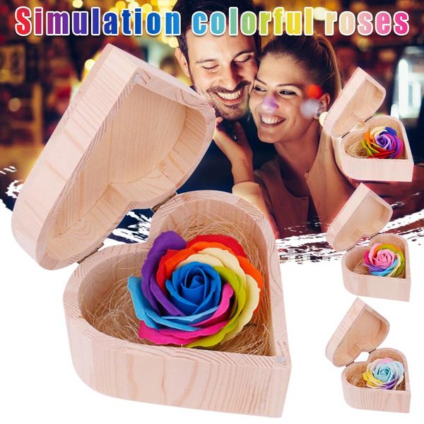 decorative flowers & wreaths heart shaped wooden box soap flower jewelry handmade immortal for birthday anniversary hg99
decorative flowers & wreaths heart shaped wooden box soap flower jewelry handmade immortal for birthday anniversary hg99