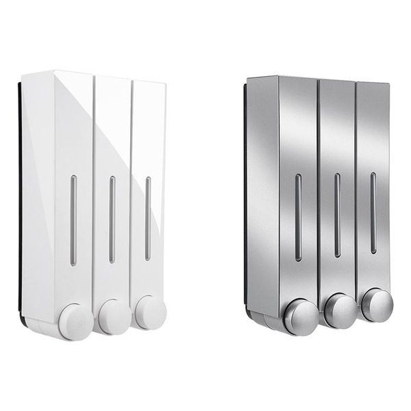 liquid soap dispenser 2pcs wall mounted bathroom washing lotion shampoo bottle for bath, white & silver
liquid soap dispenser 2pcs wall mounted bathroom washing lotion shampoo bottle for bath, white & silver