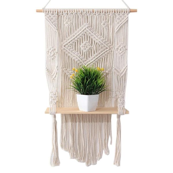 tapestries wall hanging shelf single tier floating organizer home decoration bohemian art decor macrame
tapestries wall hanging shelf single tier floating organizer home decoration bohemian art decor macrame