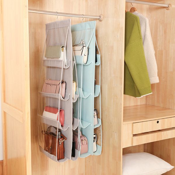 6/8 pockets wardrobe hanging handbag organizer closet transparent storage bag door wall clear sundry shoe bag multi-layer bag
6/8 pockets wardrobe hanging handbag organizer closet transparent storage bag door wall clear sundry shoe bag multi-layer bag