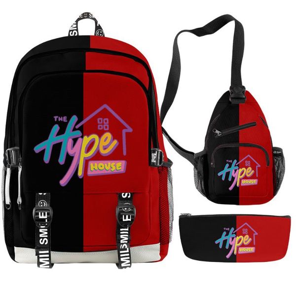 backpack the hype house women 3 pieces set handbag + chest bag pencil case men waterproof oxford kids schoolbag
backpack the hype house women 3 pieces set handbag + chest bag pencil case men waterproof oxford kids schoolbag