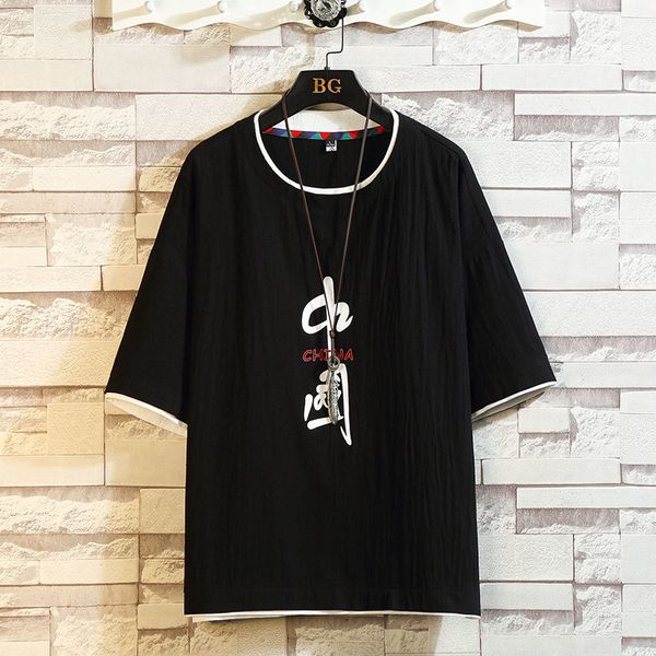 men's t-shirts black short sleeve t shirt men 2021 summer tshirt tees classic brand fashion clothes plus size m-5, White;black
men's t-shirts black short sleeve t shirt men 2021 summer tshirt tees classic brand fashion clothes plus size m-5, White;black