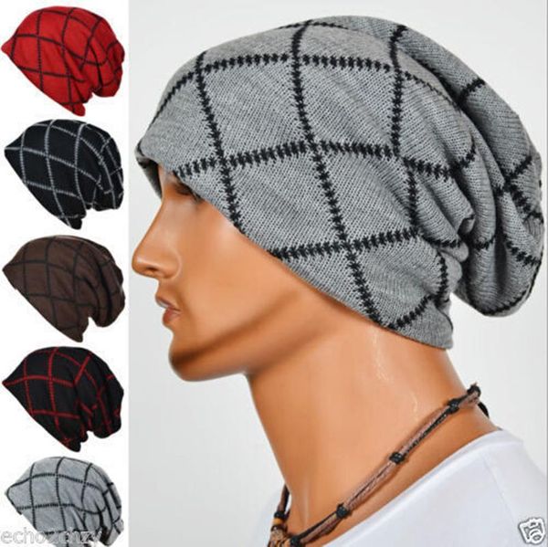 beanie/skull caps winter warm men skull chunky hat women knit beanie reversible baggy snow cap male oversize causal accessories, Blue;gray
beanie/skull caps winter warm men skull chunky hat women knit beanie reversible baggy snow cap male oversize causal accessories, Blue;gray