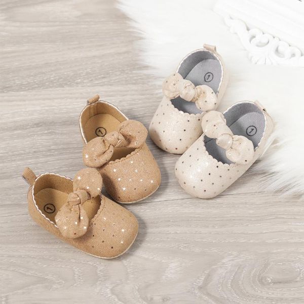 first walkers cute bow baby girls princess shoes soft soled non slip infant crib beige brown color
first walkers cute bow baby girls princess shoes soft soled non slip infant crib beige brown color