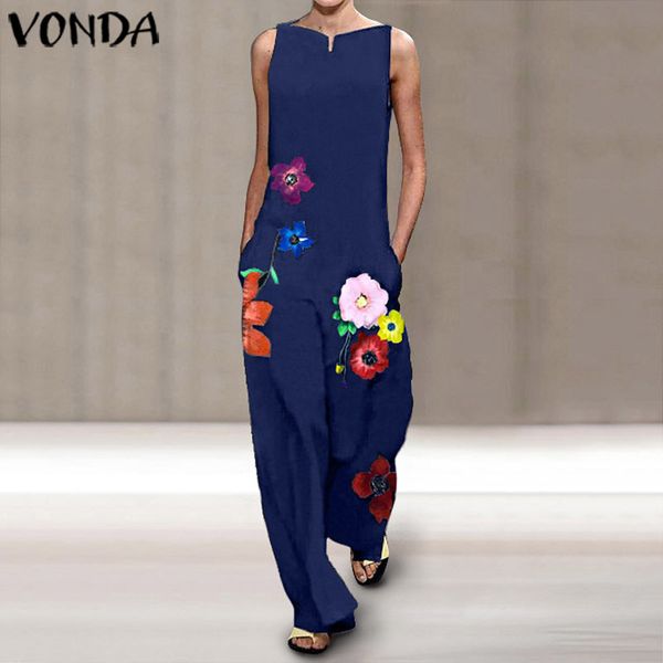 womens sleeveless jumpsuits 2021 women rompers v neck printed playsuits vonda plus size wide leg pants casual overalls, Black;white
womens sleeveless jumpsuits 2021 women rompers v neck printed playsuits vonda plus size wide leg pants casual overalls, Black;white