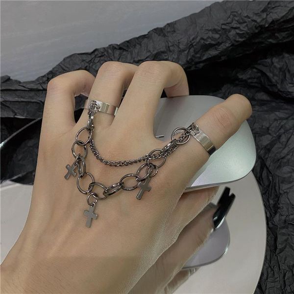 wedding rings silver color plated retro punk hip-hop cross ring hand finger chain adjustable jewelry gift for men women unisex, Slivery;golden
wedding rings silver color plated retro punk hip-hop cross ring hand finger chain adjustable jewelry gift for men women unisex, Slivery;golden