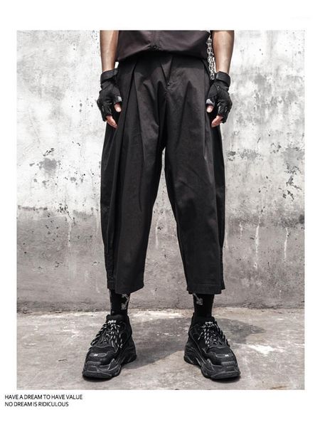 men's pants style of spring and summer men loose straight tube youth fashion trend wide leg nine points casual, Black
men's pants style of spring and summer men loose straight tube youth fashion trend wide leg nine points casual, Black
