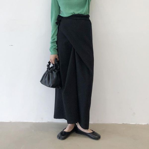 skirts 2021 autumn korean ins elegant wrap strap high waist skirt package hip long women, Black
skirts 2021 autumn korean ins elegant wrap strap high waist skirt package hip long women, Black
