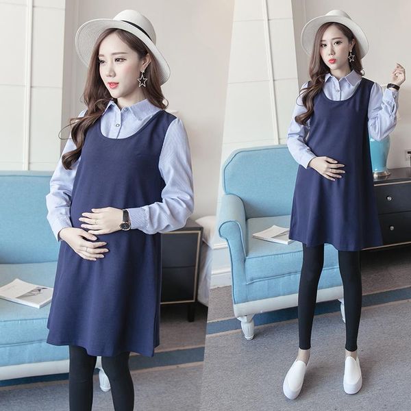 maternity dresses 0382# clothes spring autumn cotton turn down collar long sleeves loose stylish dress for pregnant women mom, White
maternity dresses 0382# clothes spring autumn cotton turn down collar long sleeves loose stylish dress for pregnant women mom, White