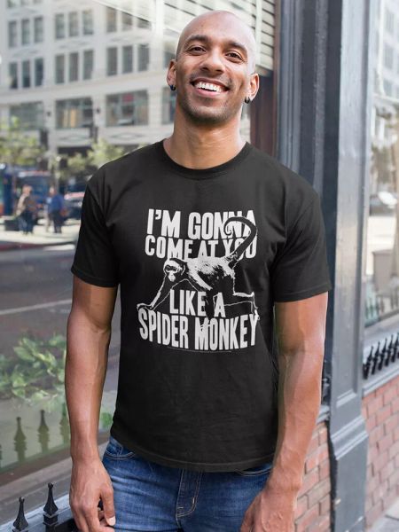 talladega nights spider monkey men's black t-shirt new sizes s-2xl, White;black
talladega nights spider monkey men's black t-shirt new sizes s-2xl, White;black