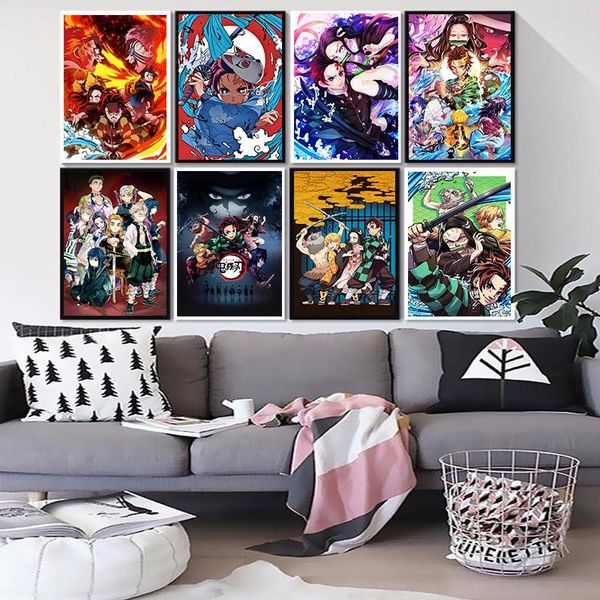 paintings japanese anime demon slayer poster picture art home decor hd quality canvas painting bedroom living kids room sofa wall
paintings japanese anime demon slayer poster picture art home decor hd quality canvas painting bedroom living kids room sofa wall