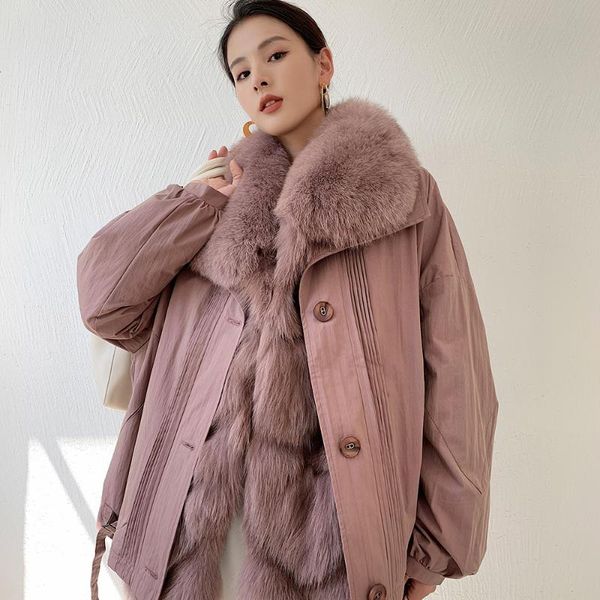 women's fur & faux oftbuy 2021 fashion real coat long waterproof parka winter jacket women natural outerwear streetwear removable, Black
women's fur & faux oftbuy 2021 fashion real coat long waterproof parka winter jacket women natural outerwear streetwear removable, Black