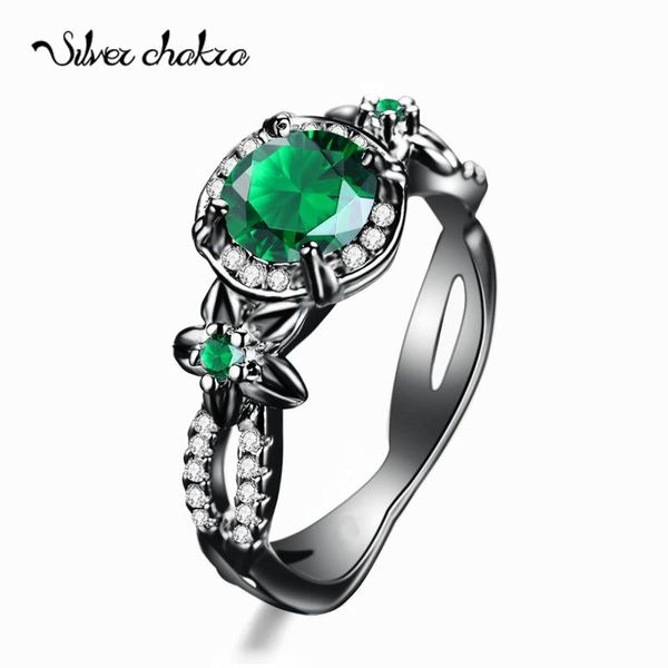 cluster rings silver chakra 925 ring gold jewelry for women vintage black classic green emerald fine christmas gifts, Golden;silver
cluster rings silver chakra 925 ring gold jewelry for women vintage black classic green emerald fine christmas gifts, Golden;silver