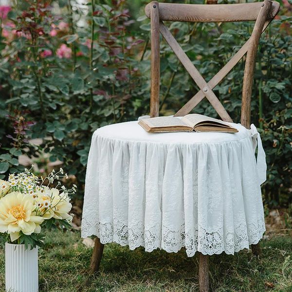 chair covers french cotton seat cover for dining ruffled slipcover printed protector anti-dust white lace home deco
chair covers french cotton seat cover for dining ruffled slipcover printed protector anti-dust white lace home deco