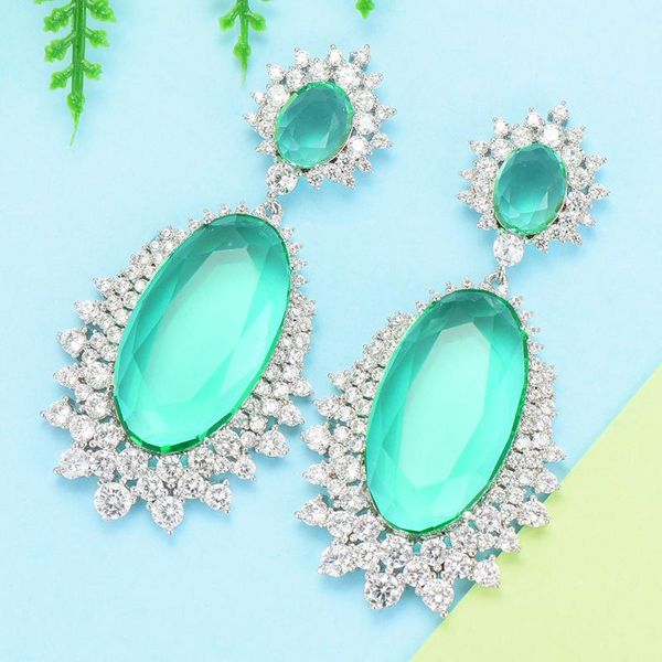 dangle & chandelier godki 2021 trendy green crystal earring for women elegant korean dubai gold flower drop earrings jewelry, Silver
dangle & chandelier godki 2021 trendy green crystal earring for women elegant korean dubai gold flower drop earrings jewelry, Silver