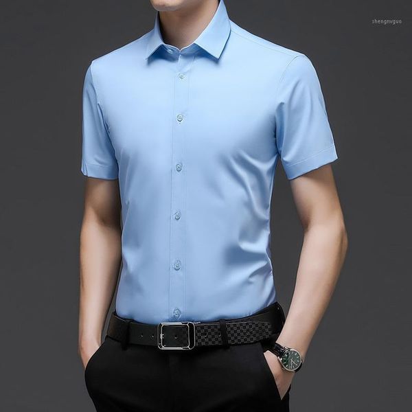 men's dress shirts 2021 short sleeve shirt professional business lapel pure white slim youth thin, White;black
men's dress shirts 2021 short sleeve shirt professional business lapel pure white slim youth thin, White;black