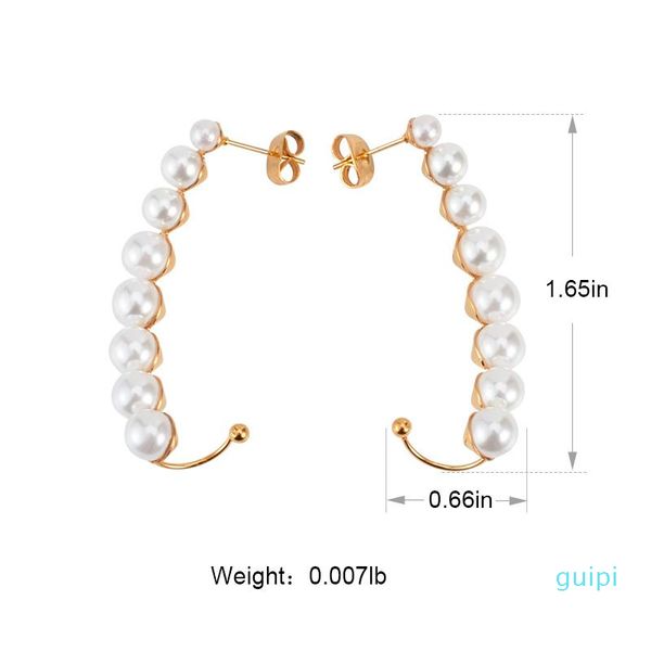 stud fashion style women elegant pearl earrings girls lady long gold color, Golden;silver
stud fashion style women elegant pearl earrings girls lady long gold color, Golden;silver