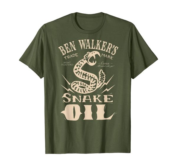 ben walker's snake oil t-shirt, White;black
ben walker's snake oil t-shirt, White;black