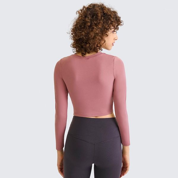 yoga outfit autumn women tight-fitting nude clothes short cropped umbilical sports fitness long-sleeved
yoga outfit autumn women tight-fitting nude clothes short cropped umbilical sports fitness long-sleeved