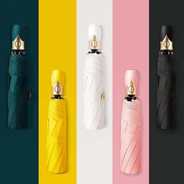 umbrellas automatic folding umbrella rain ladies tri-fold windproof solid color women waterproof parasol
umbrellas automatic folding umbrella rain ladies tri-fold windproof solid color women waterproof parasol
