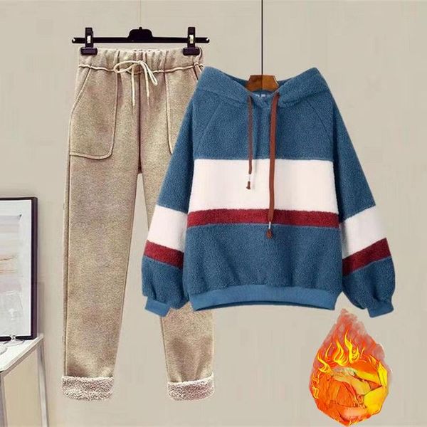 women's two piece pants sets casual plus size pullovers suit set women sweatshirt clothing chandal mujer invierno 2021 y62, White
women's two piece pants sets casual plus size pullovers suit set women sweatshirt clothing chandal mujer invierno 2021 y62, White