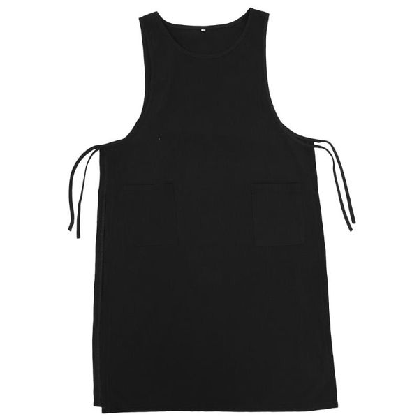 1pc mid-length loose sleeveless cooking apron practical household aprons
1pc mid-length loose sleeveless cooking apron practical household aprons