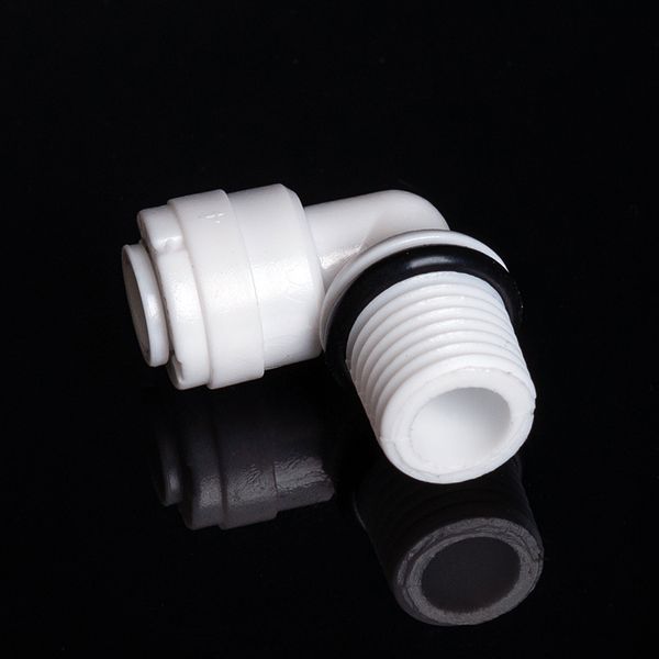 1/4" male thread - 1/4" elbow ro water fitting 6.5mm pom hose pe pipe quick connector filter parts
1/4" male thread - 1/4" elbow ro water fitting 6.5mm pom hose pe pipe quick connector filter parts