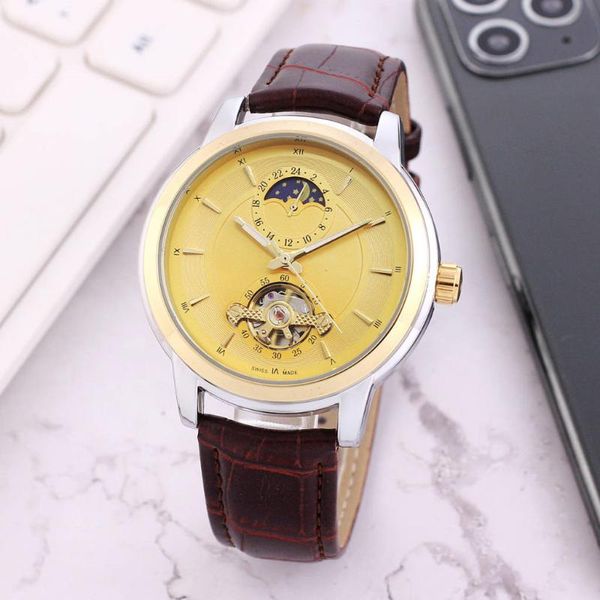 wristwatches men's luxury swiss brand mechanical watch big tourbillon hollow design visible movement fashion trend high quality, Slivery;brown
wristwatches men's luxury swiss brand mechanical watch big tourbillon hollow design visible movement fashion trend high quality, Slivery;brown