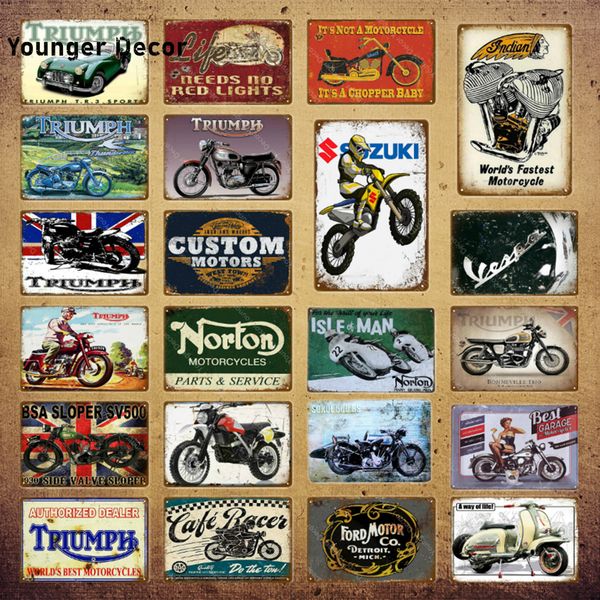 retro triumph norton motorcycles metal signs custom motors iron poster wall sticker pub bar garage decor vintage painting yi-084
retro triumph norton motorcycles metal signs custom motors iron poster wall sticker pub bar garage decor vintage painting yi-084