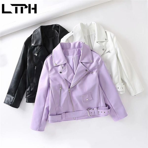 ins streetwear casual coats black pu faux leather jacket zipper loose outwear short chic coat spring 210427
ins streetwear casual coats black pu faux leather jacket zipper loose outwear short chic coat spring 210427