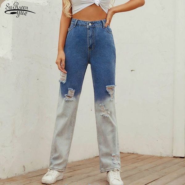 pantalon vintage holes high waist straight jeans pant for women streetwear loose female denim zipper ladies 10521 210521, Blue
pantalon vintage holes high waist straight jeans pant for women streetwear loose female denim zipper ladies 10521 210521, Blue