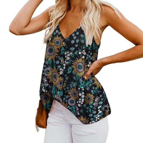 women's tanks & camis women summer flower splicing v-neck vest fashion breathable sleeveless loose casual tank, White
women's tanks & camis women summer flower splicing v-neck vest fashion breathable sleeveless loose casual tank, White