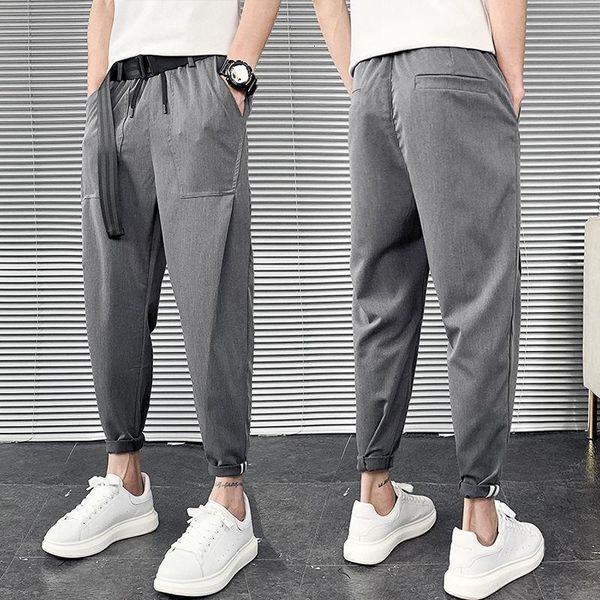 men's pants straight leg solid color drape fabric crease resistant trousers for harlem casual loose sport leisure the price of, Black 
men's pants straight leg solid color drape fabric crease resistant trousers for harlem casual loose sport leisure the price of, Black
