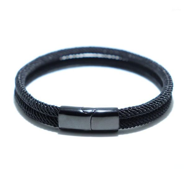 charm bracelets stainless steel braslet for hombre fashion 2021 black/red rope bracelet mens double milan thread wrap brazalete accessories1, Golden;silver
charm bracelets stainless steel braslet for hombre fashion 2021 black/red rope bracelet mens double milan thread wrap brazalete accessories1, Golden;silver