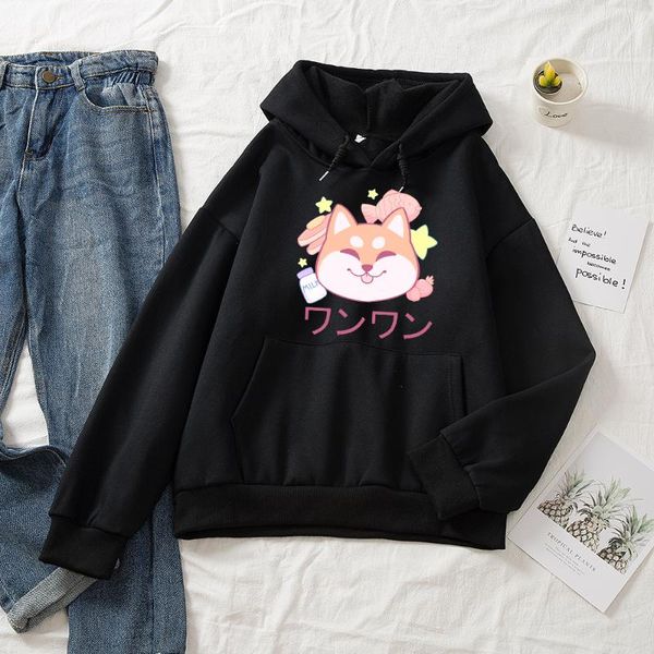women's hoodies & sweatshirts winter warm thicken japan style long sleeve hooded pullover hoody aesthetic women plus size sweatshirt fo, Black
women's hoodies & sweatshirts winter warm thicken japan style long sleeve hooded pullover hoody aesthetic women plus size sweatshirt fo, Black