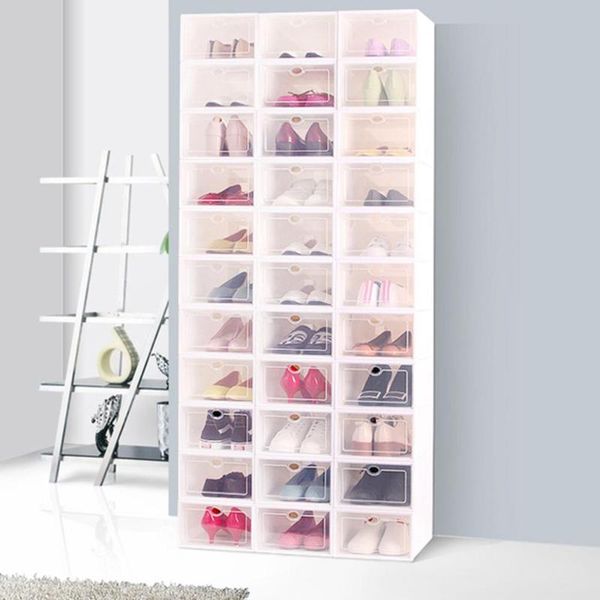 folding shoe box transparent stackable storabe plastic shoes organizer with lid storage rack hooks & rails
folding shoe box transparent stackable storabe plastic shoes organizer with lid storage rack hooks & rails