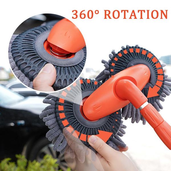 car sponge 2021 360° rotation wash brush dual heads telescoping long handle cleaning mop chenille broom auto accessories tool
car sponge 2021 360° rotation wash brush dual heads telescoping long handle cleaning mop chenille broom auto accessories tool