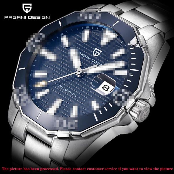 wristwatches men watch military sport pagani design 2021 brand automatic mechanical watches waterproof stainless steel relogio masculino, Slivery;brown
wristwatches men watch military sport pagani design 2021 brand automatic mechanical watches waterproof stainless steel relogio masculino, Slivery;brown