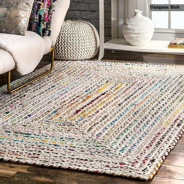 carpets rug cotton handmade reversible rustic look natural braided style runner 
carpets rug cotton handmade reversible rustic look natural braided style runner