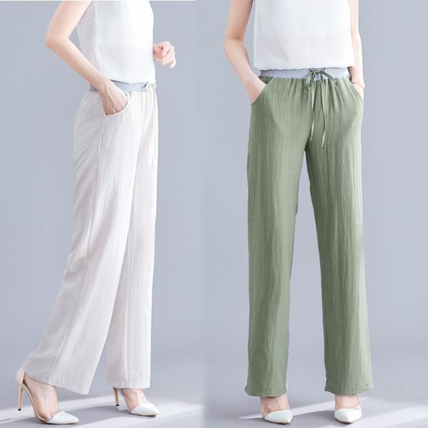 women's pants & capris high waist woman casual wide leg 2021 summer fashion korean style loose female trousers pantalon femme, Black;white
women's pants & capris high waist woman casual wide leg 2021 summer fashion korean style loose female trousers pantalon femme, Black;white