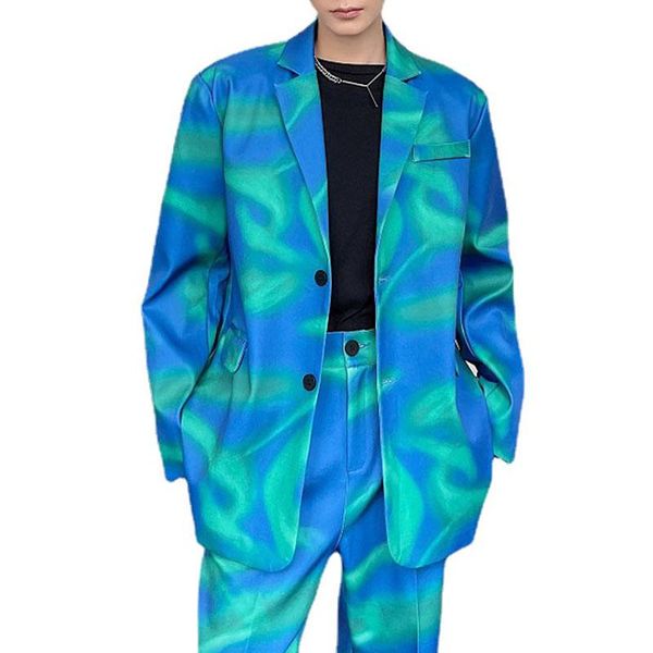 men's suits & blazers suit men streetwear fashion show loose casual party jacket man hiphop coat blazer stage clothing, White;black
men's suits & blazers suit men streetwear fashion show loose casual party jacket man hiphop coat blazer stage clothing, White;black
