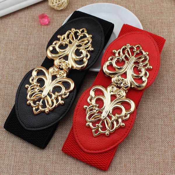 fashion women elastic belts designer flower buckle wide waist strap dress coat sweater decorative waistband, Black;brown
fashion women elastic belts designer flower buckle wide waist strap dress coat sweater decorative waistband, Black;brown