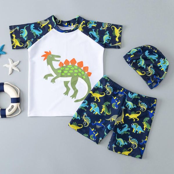 children dinosau swimsuit swimwear 3pc set hat+ t shirt+ pants boy boys cute vacation bathing suit swimming cap old babies swims one-pieces, Black
children dinosau swimsuit swimwear 3pc set hat+ t shirt+ pants boy boys cute vacation bathing suit swimming cap old babies swims one-pieces, Black