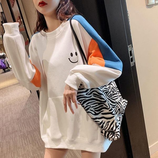 women's hoodies & sweatshirts print sweatshirt autumn long sleeve pocket female streetwear pullovers drop sleeves loose women sweetshir, Black
women's hoodies & sweatshirts print sweatshirt autumn long sleeve pocket female streetwear pullovers drop sleeves loose women sweetshir, Black