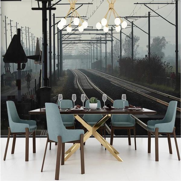 retro nostalgic train track 3d po wallpapers bar ktv restaurant industrial decoration background mural wall paper
retro nostalgic train track 3d po wallpapers bar ktv restaurant industrial decoration background mural wall paper