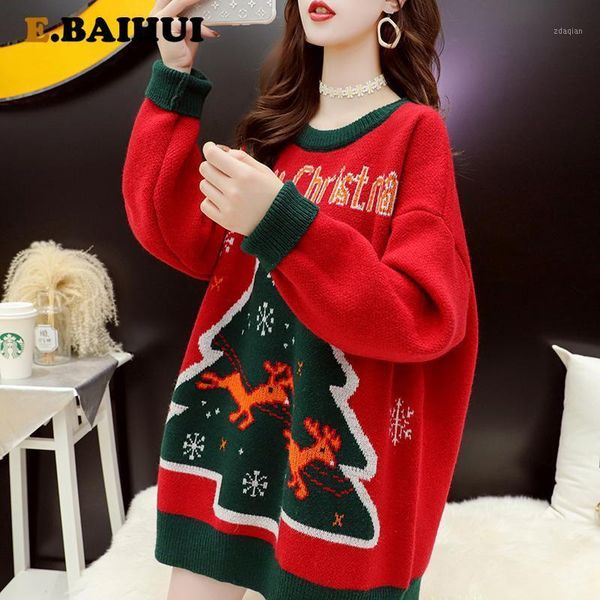 women's sweaters ebaihui autumn winter sweater women korean kawaii christmas tree casual oversized knitted pullover thicken warm knitwe, White;black
women's sweaters ebaihui autumn winter sweater women korean kawaii christmas tree casual oversized knitted pullover thicken warm knitwe, White;black