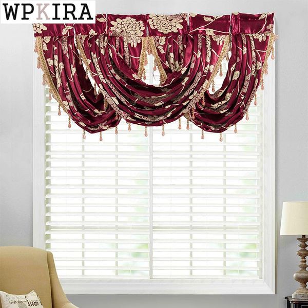 europe valance jacquard curtains kitchen tassel bay window cloth drape living room shade blinds rod pocket s030#50 curtain & drapes
europe valance jacquard curtains kitchen tassel bay window cloth drape living room shade blinds rod pocket s030#50 curtain & drapes
