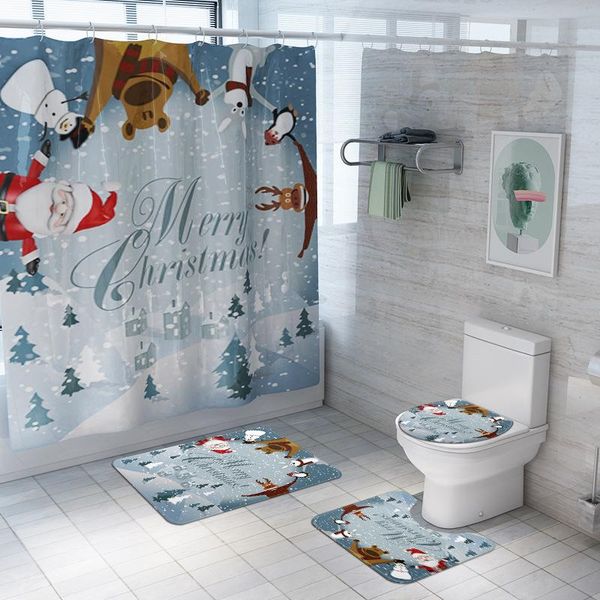 toilet seat covers christmas trees printed shower curtains for bathroom bathing screen with anti-slip mat carpet partition 3d festival decor
toilet seat covers christmas trees printed shower curtains for bathroom bathing screen with anti-slip mat carpet partition 3d festival decor